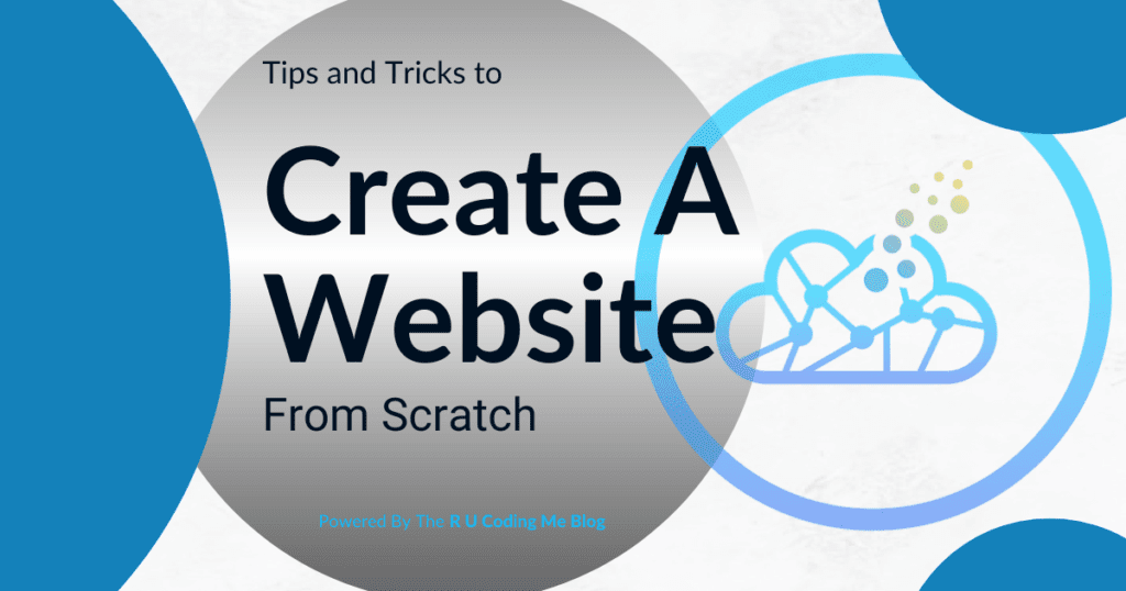 create a website from scratch