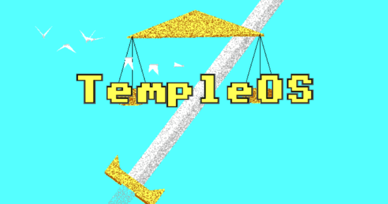 TempleOS, The JIT OS written in Holy C